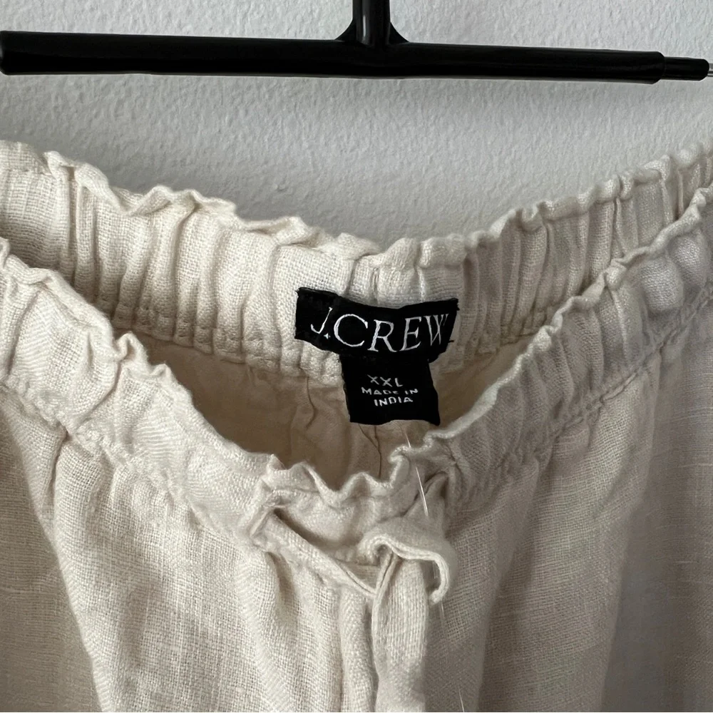 J. Crew Linen Wide Leg Pants - Picture 3 of 3